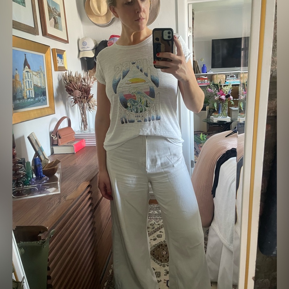 White Graphic Tee